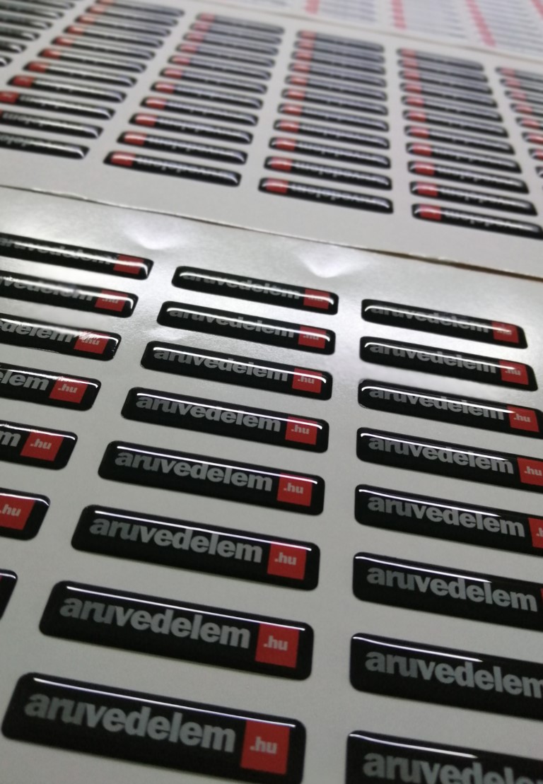 3D műgyanta matrica (200db-os csomag)