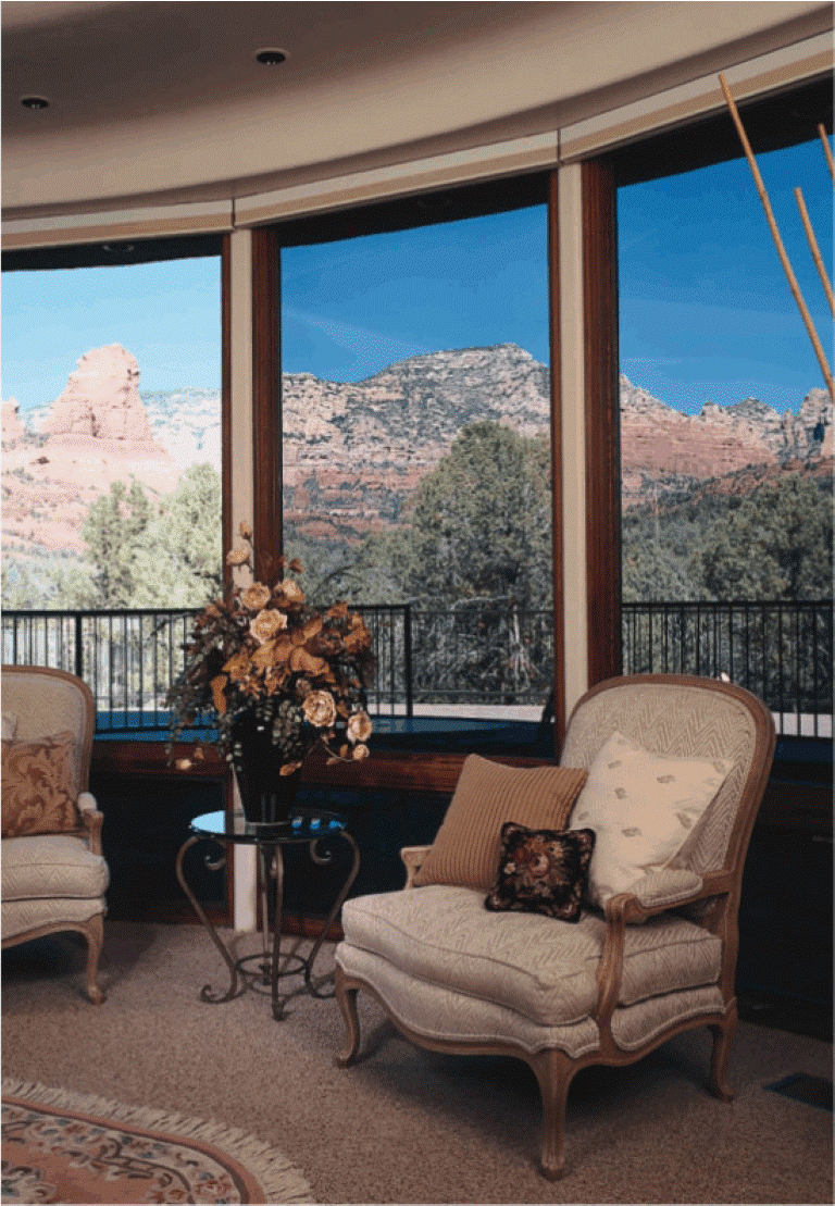 Betekintésvédelmi hő- és fényvédő tükrös reflektív ablaküveg fólia