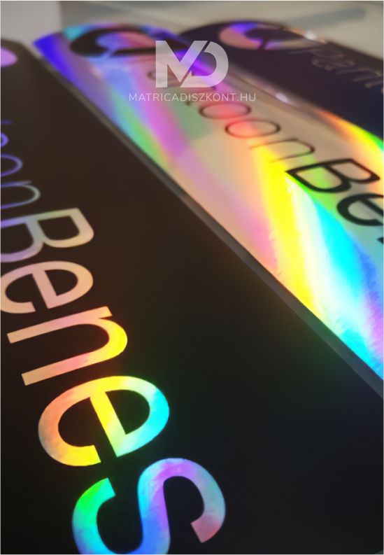 Holografikus Holographic Színjátszó Szivárvány Prémium Fémmatrica Kérésed Szerint