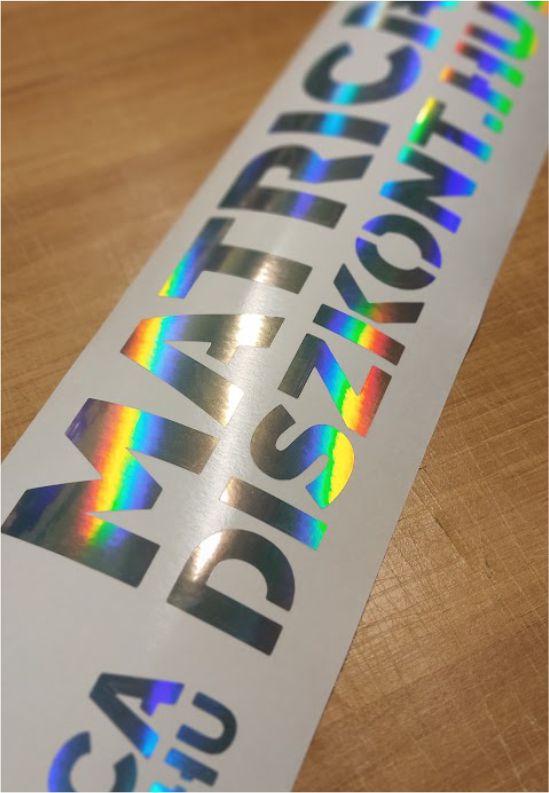 Holografikus Holographic Színjátszó Szivárvány Prémium Fémmatrica Kérésed Szerint