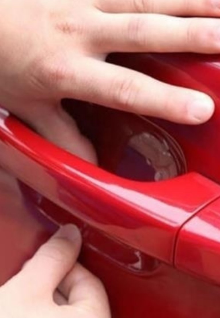 Ajtókilincs védőfólia átlátszó 4db/szett