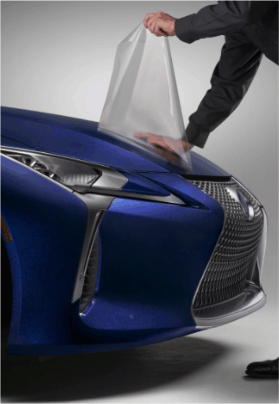 Kavicsfelverődést - kővelverődést védő autófólia