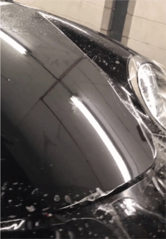 Kavicsfelverődést - kővelverődést védő autófólia