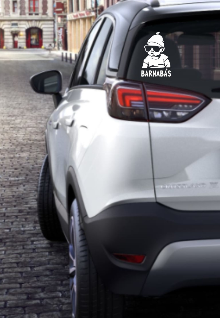 Autómatrica baby on board egyedi kérésed szerint