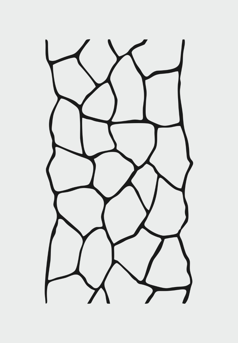 Festősablon betonstencil - járdafestés