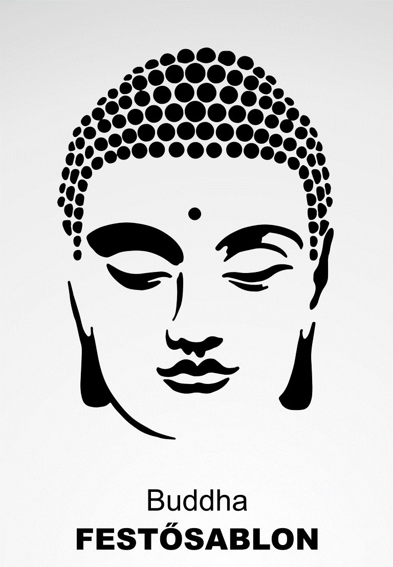 Buddha festősablon
