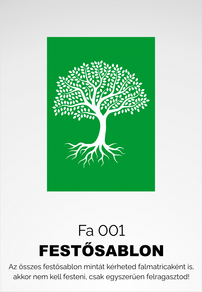 Fa 001 festősablon