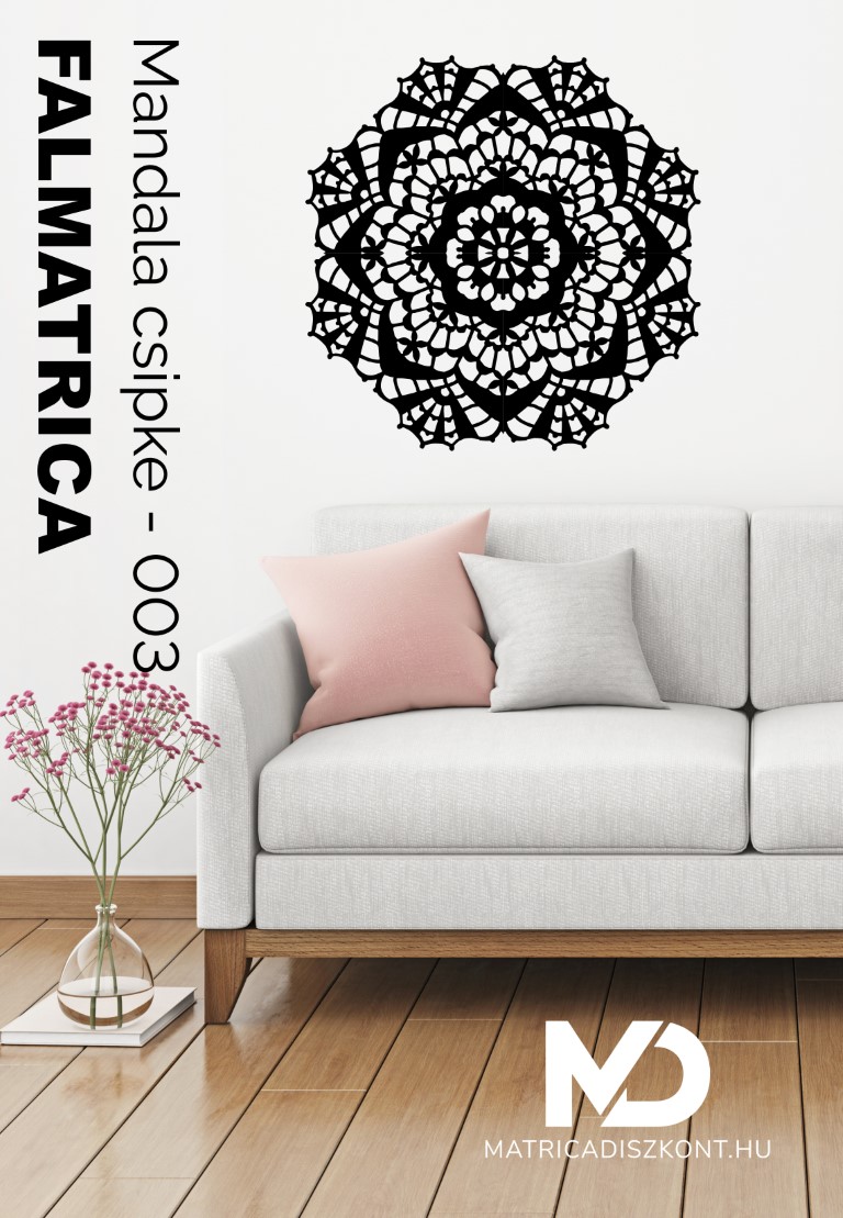 Mandala csipke 001 festősablon