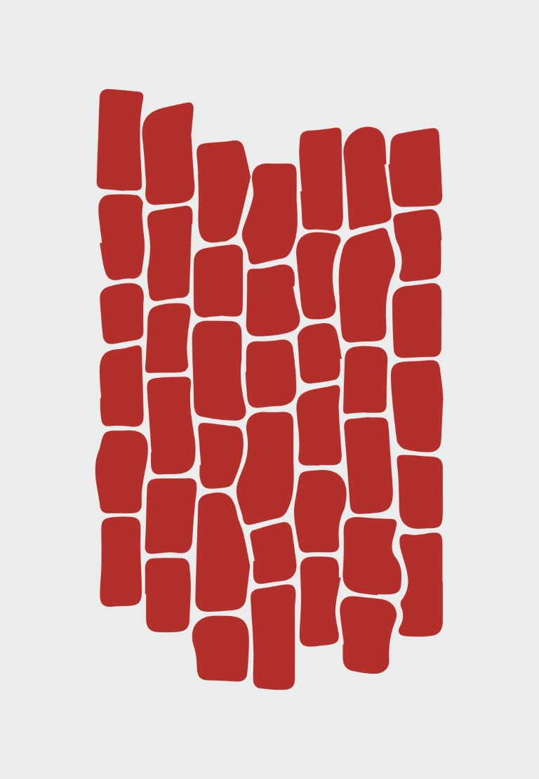 Festősablon téglafal stencil - falfestés